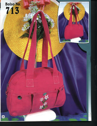 تفصيل شنط بالباتروون من الالف للياء CREANDO IDEAS BOLSOS N§ 43 016